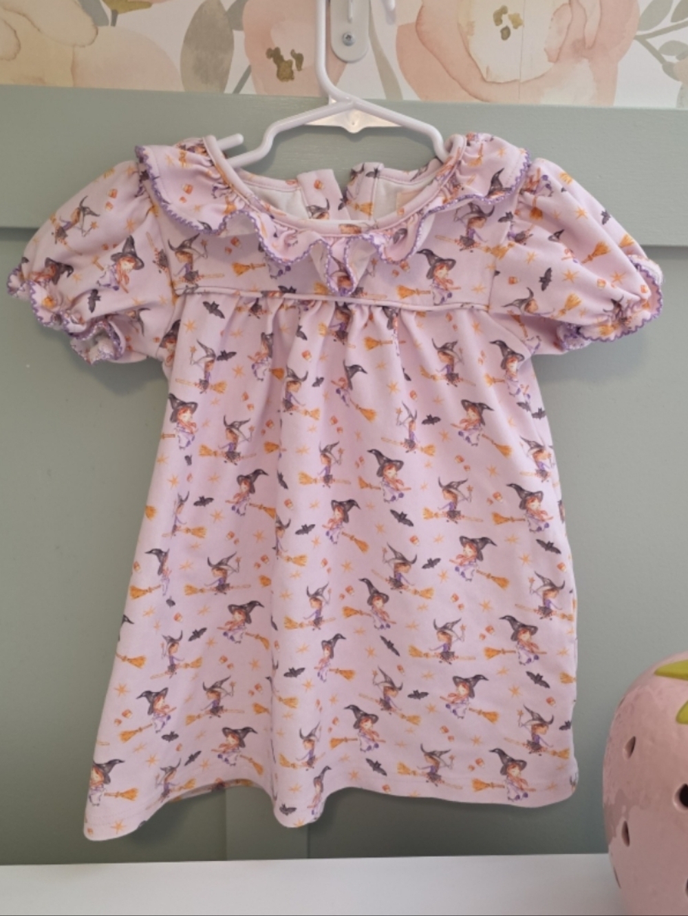 Smockingbird smocked 3t vintage witch halloween dress